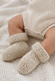 Single-Origin Iona Wool Baby Booties
