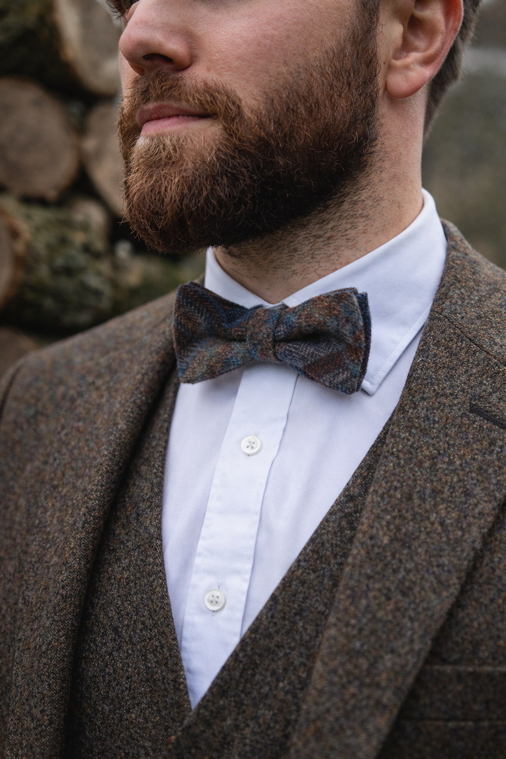 Tweed Bow Tie