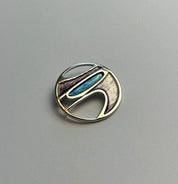 Bay at the Back of the Ocean Enamel Brooch