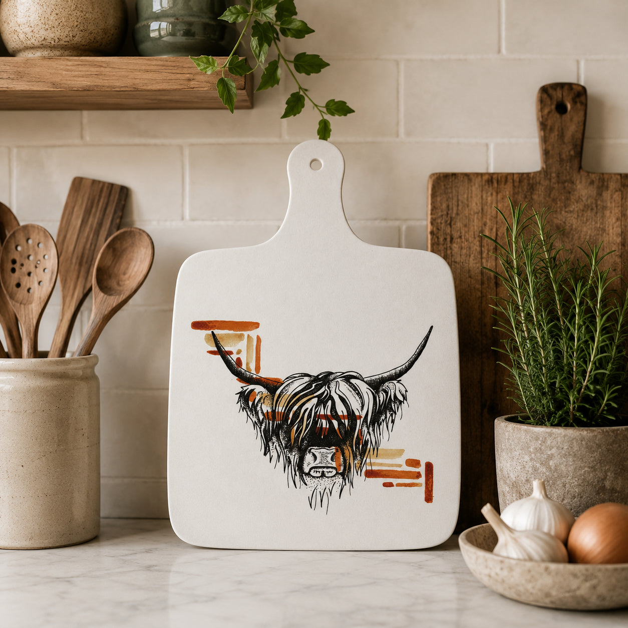 Highland Cow Chopping Board