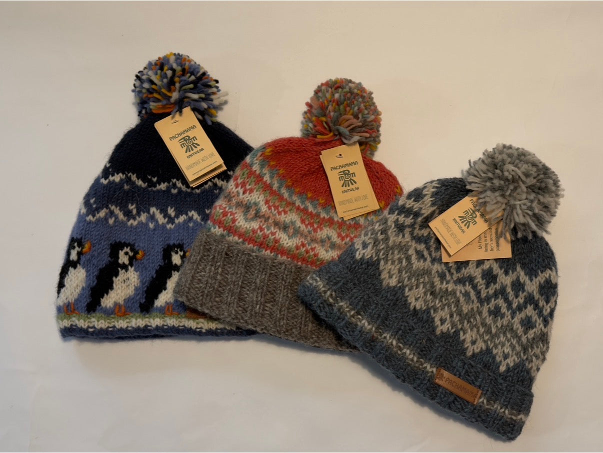 Pachamama Knitted Bobble Beanie