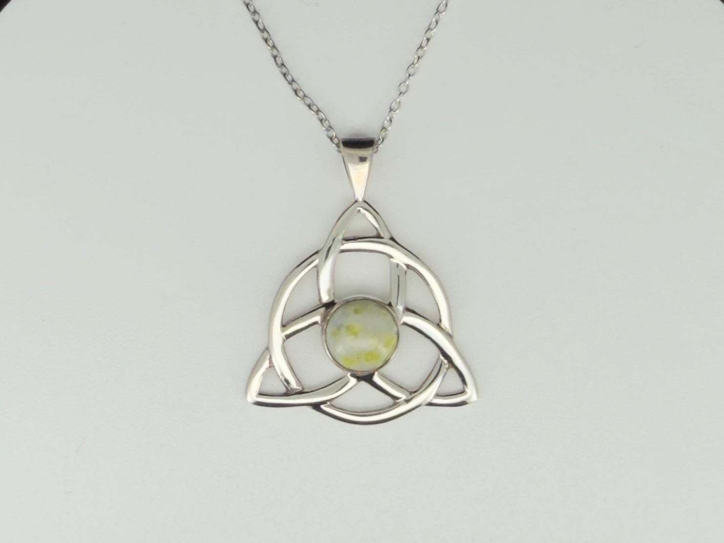 Iona Marble Celtic Knot Pendant