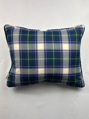 Sea Pink & Tartan Cushion