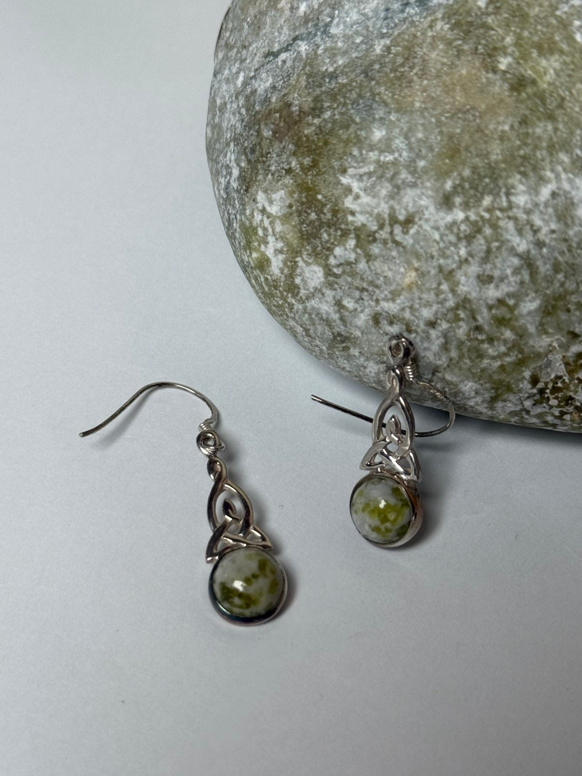Iona Marble Celtic Earrings