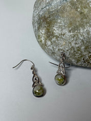 Iona Marble Celtic Earrings