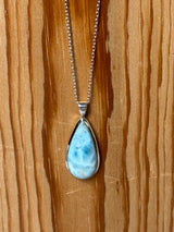 Larimar Pendant Necklace