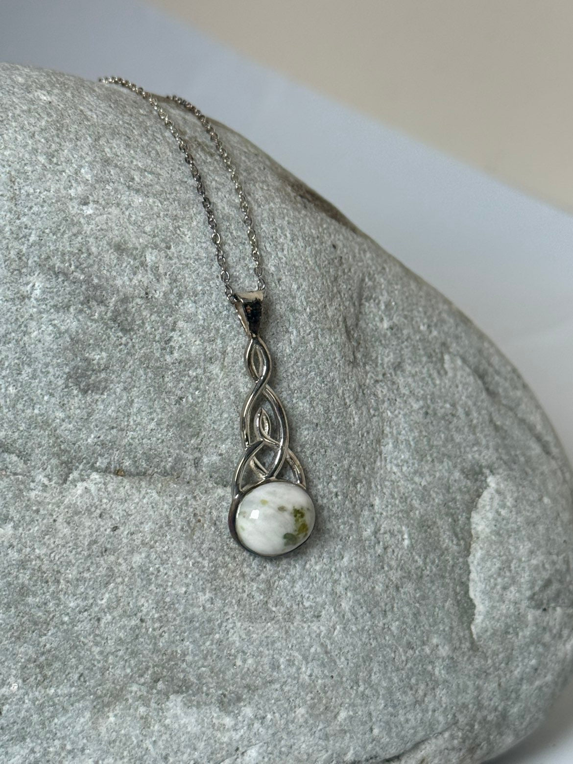 Iona Marble Celtic Necklace