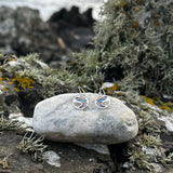 Bay at the Back of the Ocean Enamel Earrings