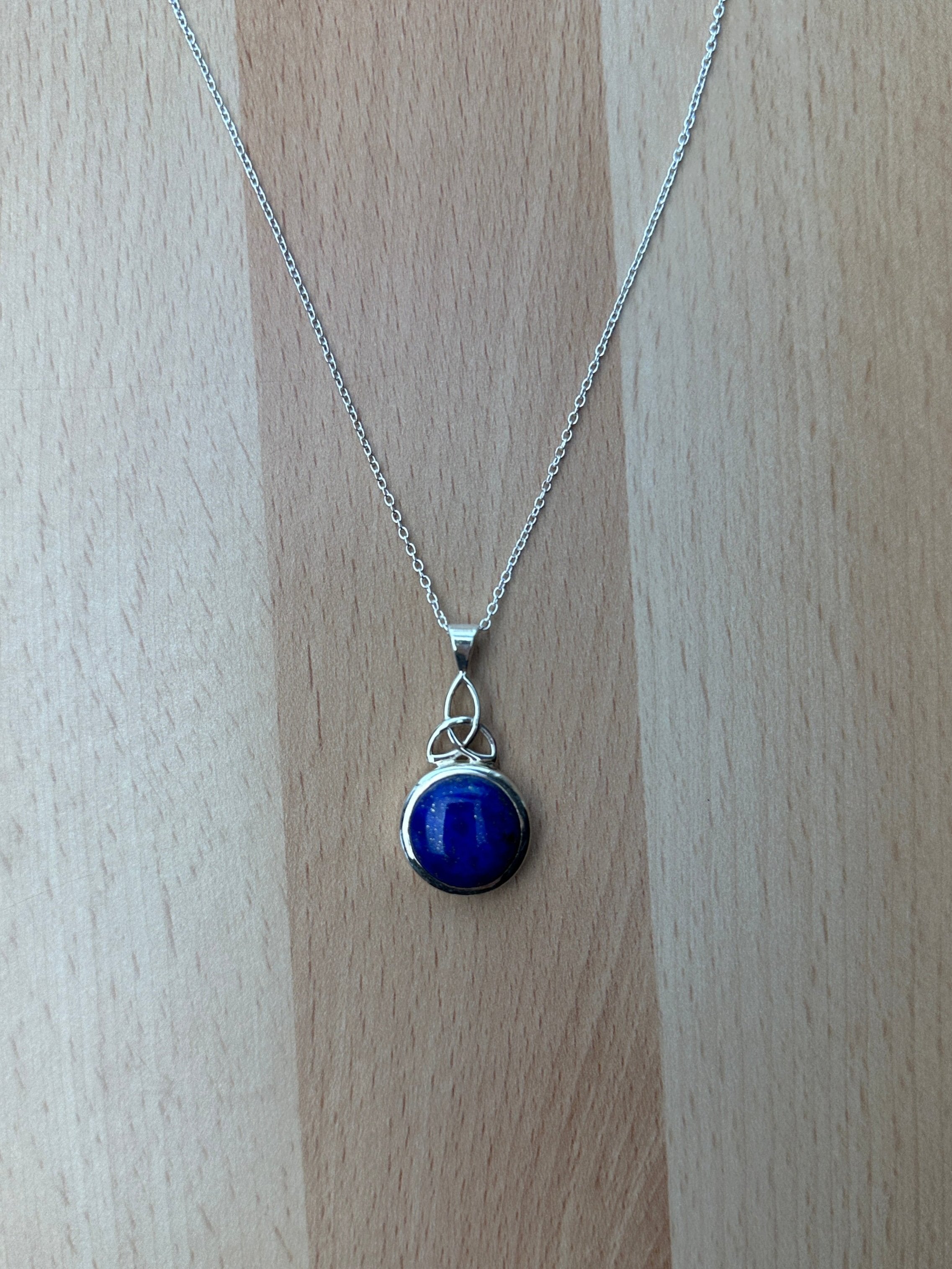 Lapis Lazuli Celtic Pendant Necklace