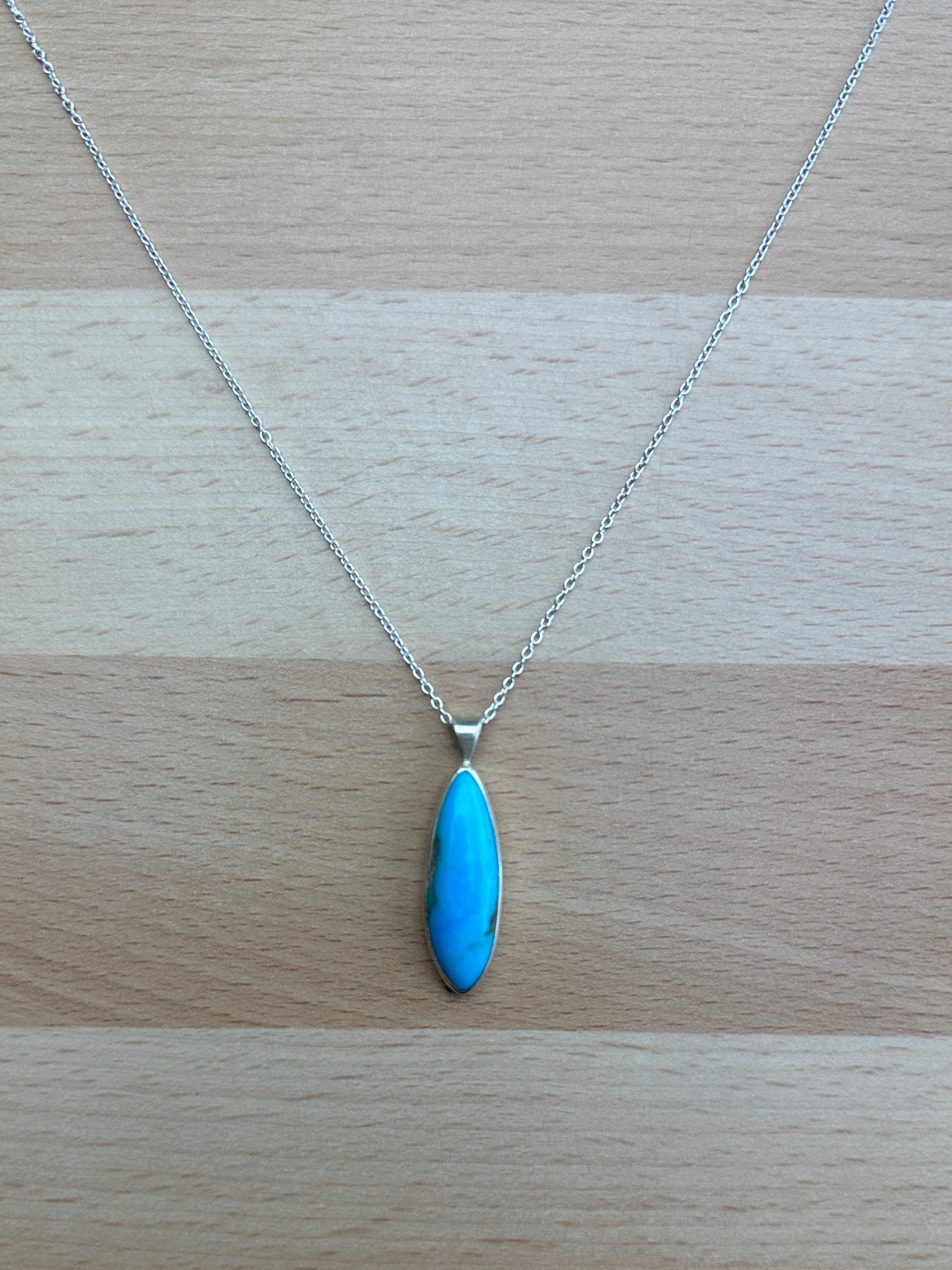 Turquoise Stirling Silver Pendant
