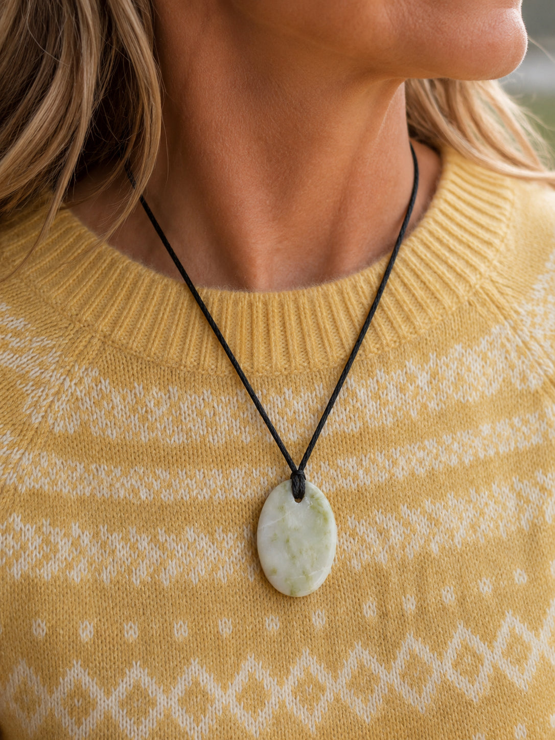 Iona Marble Cord Necklace
