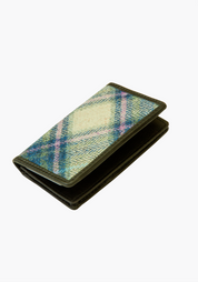Tweed & Leather Credit Card Holder