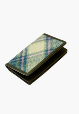 Tweed & Leather Credit Card Holder