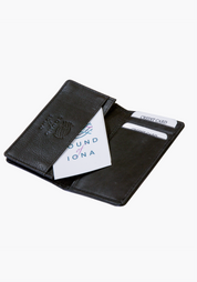 Tweed & Leather Credit Card Holder