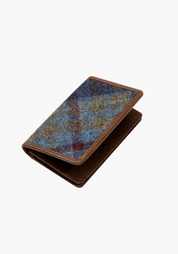 Tweed & Leather Credit Card Holder