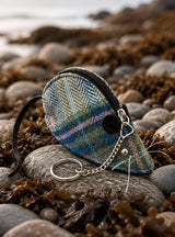 Tweed Mouse Keyring Purse