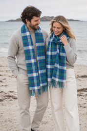 Unisex Lambswool Tartan Scarf