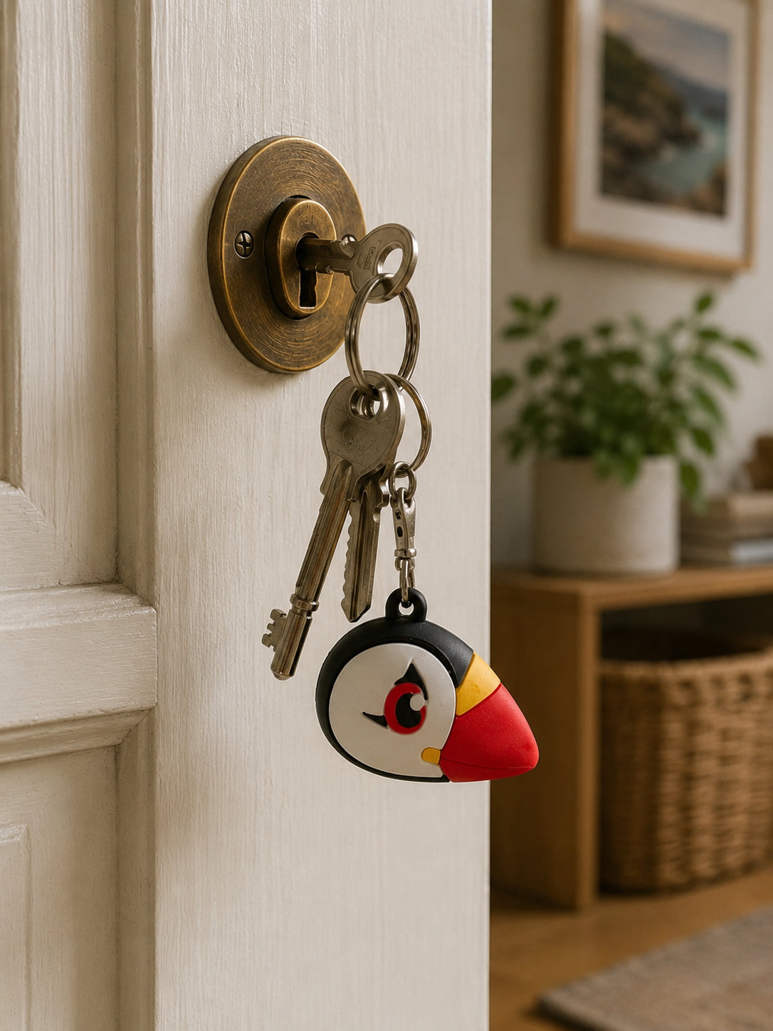 Puffin Key Ring