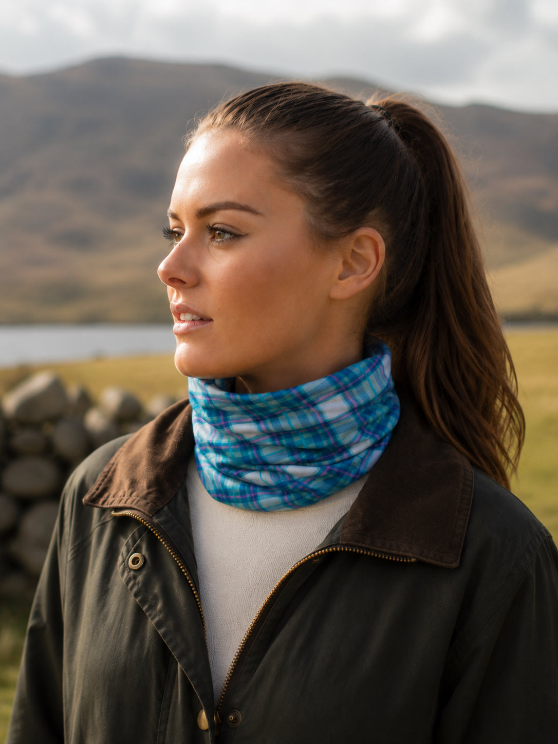 Tartan Tube-Style Bandana