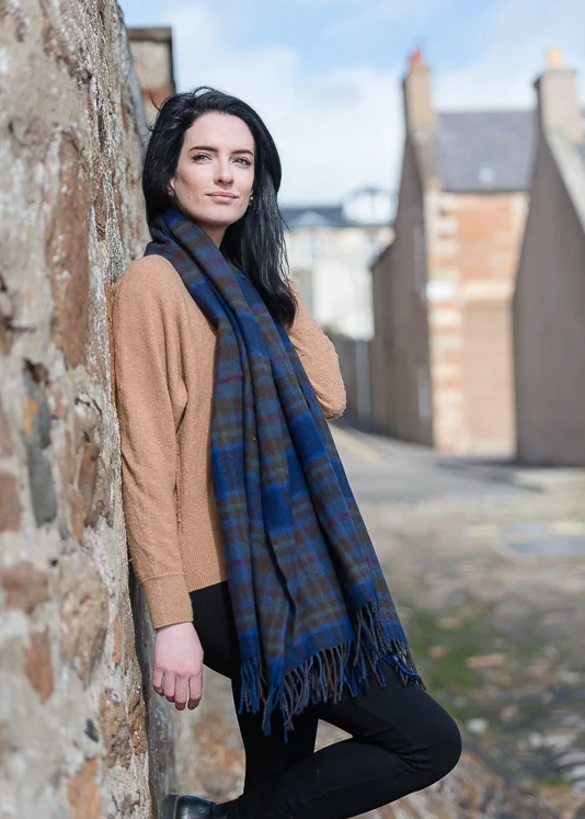 Unisex Lambswool Oversized Blanket Scarf