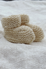 Single-Origin Iona Wool Baby Booties