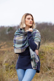 Lambswool & Cashmere Eilean Tartan Scarf