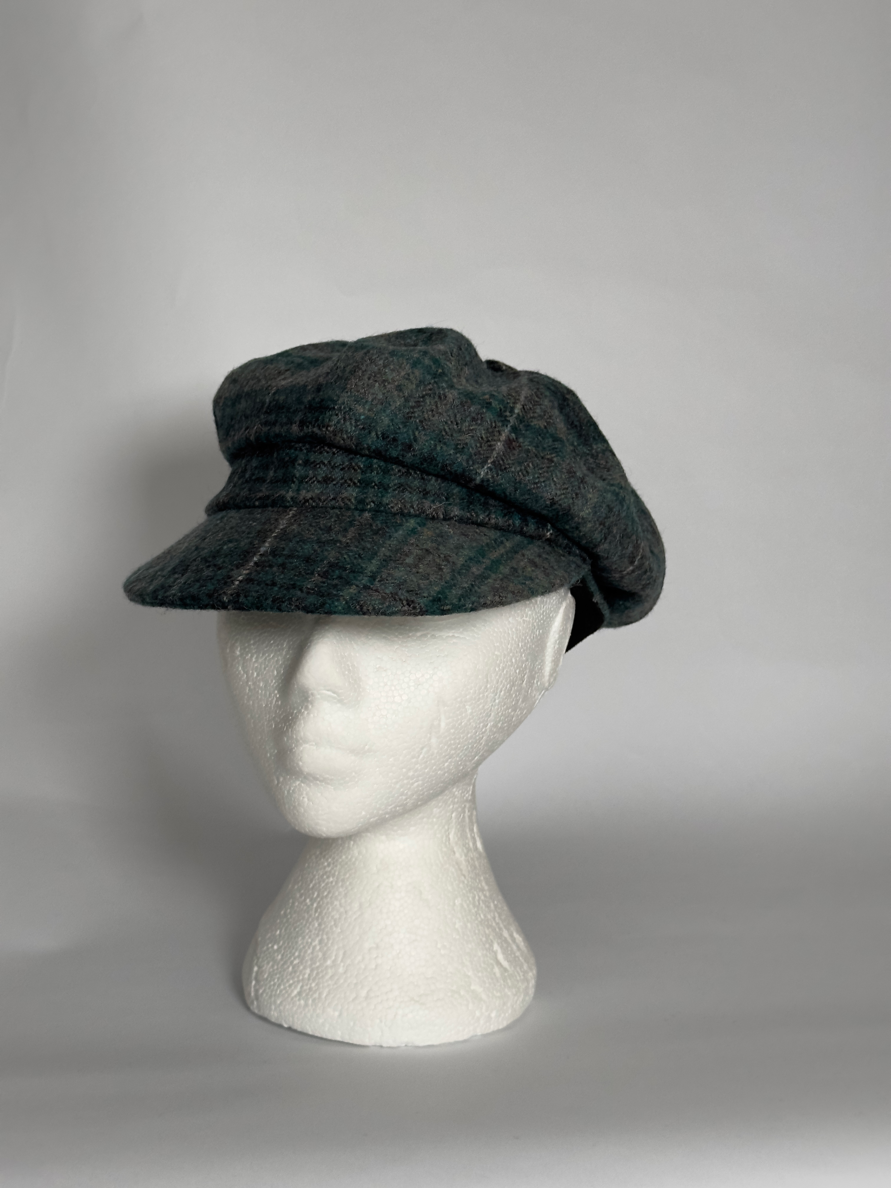 Unisex Tweed Baker Boy Hat